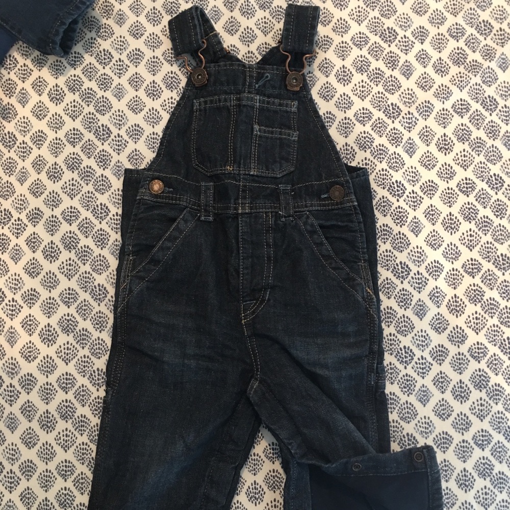 Baby Gap Jersey Lined Overalls NWOT